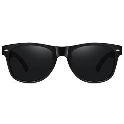Design Wood Sunglasses Natural Walnut wood Polarizing Glasses UV Protection Eyewear - Tamnz