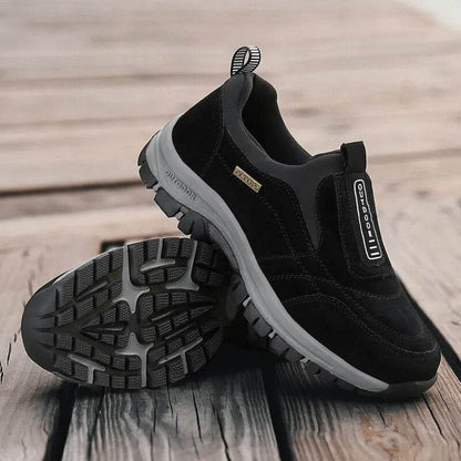 Outdoor Hiking Shoes Slip-On Loafers Training Sneakers Men Walking Shoes Trekking Driving Shoes - Tamnz