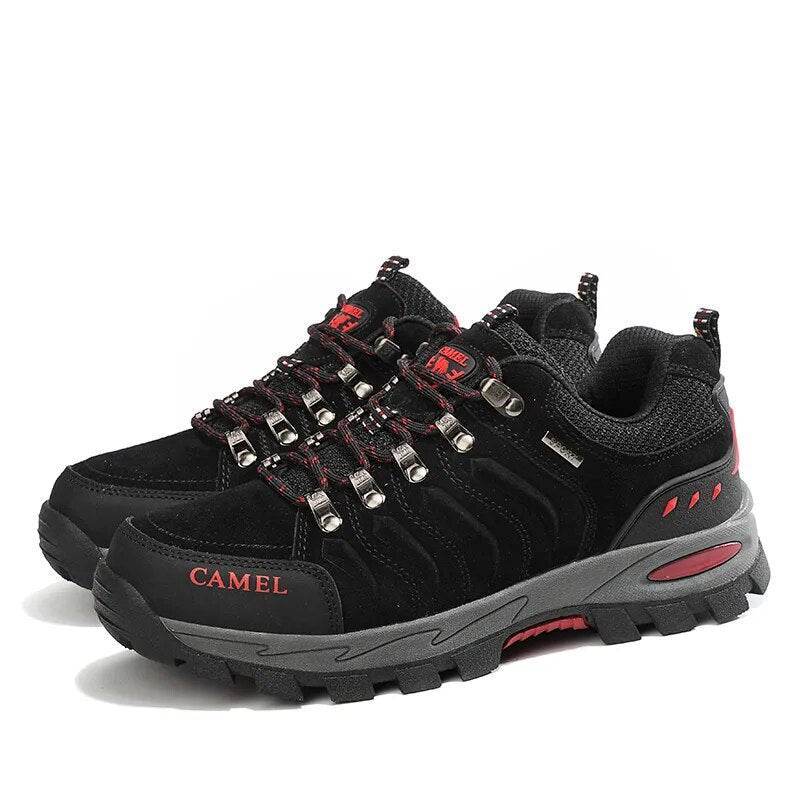 Men Hiking Mountain Climbing Shoes Trekking Sport Hunting Sneakers Lace-Up Non Slip - Tamnz