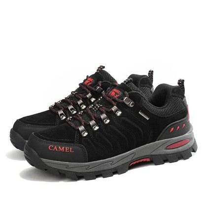 Men Hiking Mountain Climbing Shoes Trekking Sport Hunting Sneakers Lace-Up Non Slip - Tamnz