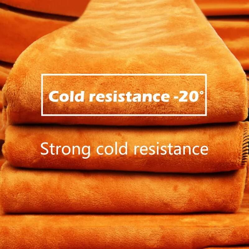 Winter Warm Pu Leather Leggings Women Sexy High Waist Thermal Tights Pants Thick Fleece Slim Black Stretchy Pants Leggings - Tamnz