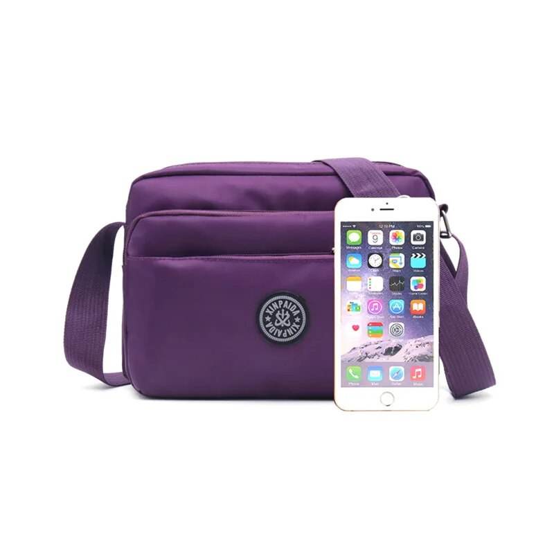 2023 New Casual Solid Color Women Bags Luxury Designer Shoulder Bag Nylon Cloth Lady Messenger Bag Mobile Phone Bag Wholesale - Tamnz