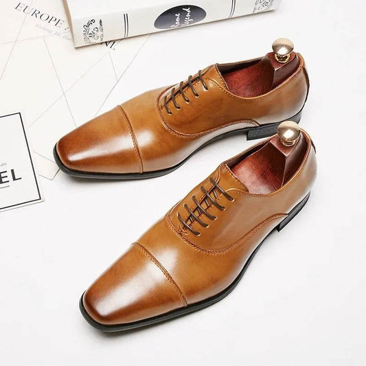 Genuine Leather Men Formal Spring Shoes Men Leather Shoes - Tamnz