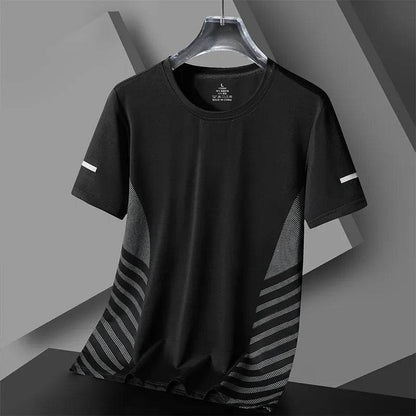Quick Dry Sport Running T-Shirt Men's T-Shirt Short Sleeves Summer Casual OverSize Top Tees GYM Tshirt Clothes - Tamnz