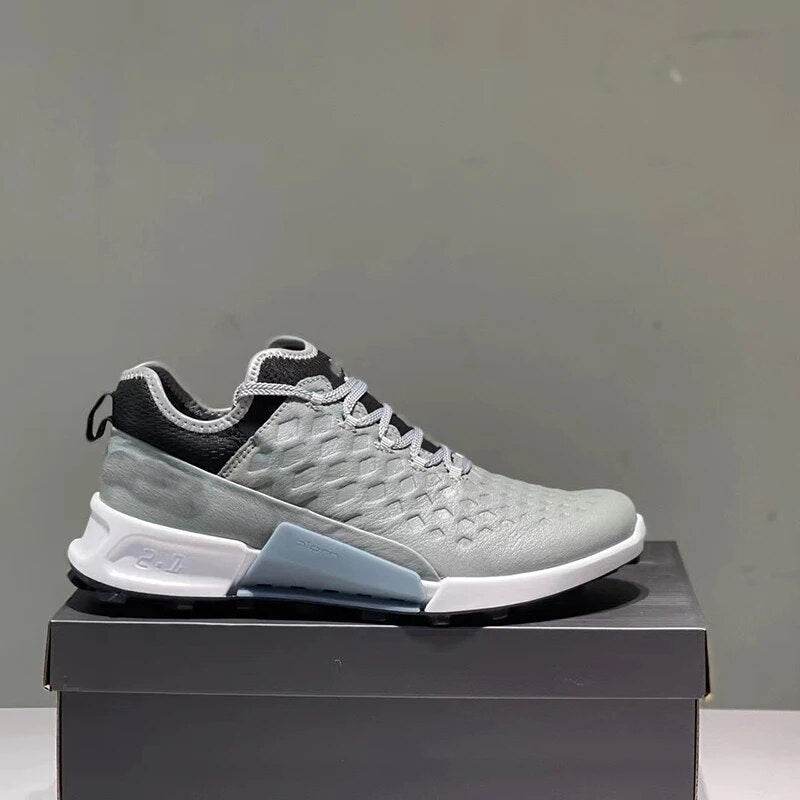 New Men Golf Shoes Genuine Leather Golf Wears Shoes Anti Slip Walking Sneakers - Tamnz