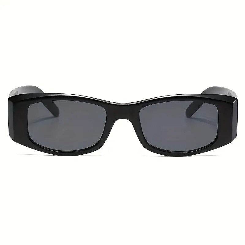Vintage Square Fashion Luxury Brand Designer Trend Punk Hip Hop Shades - Tamnz