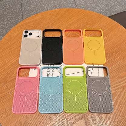 Cooling Heat Dissipation Mesh Magnetic Magsafe Case for iPhone 17 16 15 14 13 12 11 Pro Max Plus 17 Air Wireless Charging Cover