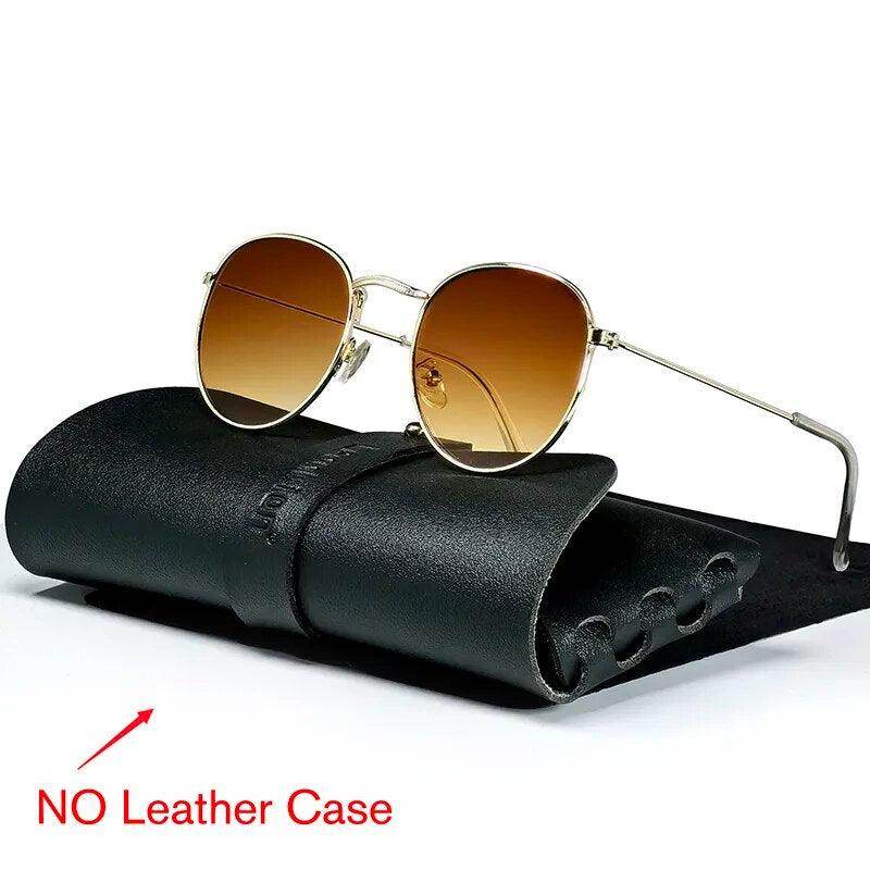 Round Retro Sunglasses Men 2023 Round Vintage Glasses for Men/Women Luxury Eyewear - Tamnz