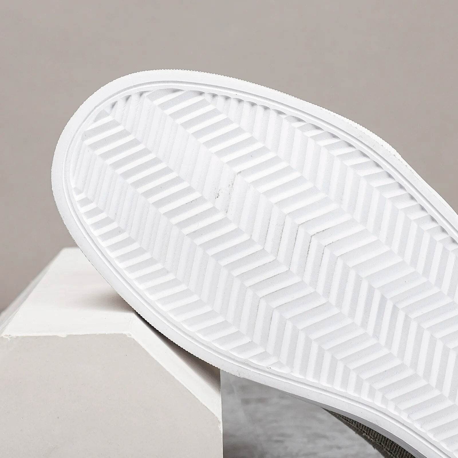 Men Shoes Sneakers for Men Leather Fluff Comfort Lightweight Casual Shoes Outdoor - Tamnz