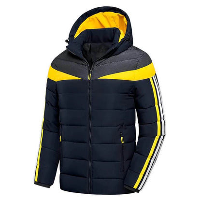Winter Brand New Casual Warm Thick Windproof Jacket Parkas Coat Men Fashion Autumn Outwear Detachable Hat Parka Men - Tamnz