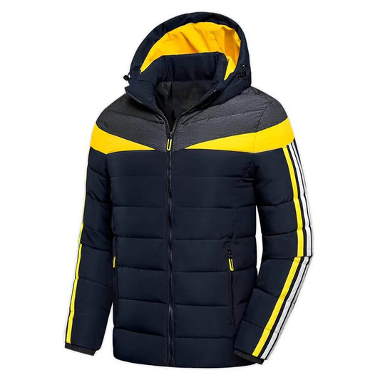 Winter Brand New Casual Warm Thick Windproof Jacket Parkas Coat Men Fashion Autumn Outwear Detachable Hat Parka Men - Tamnz
