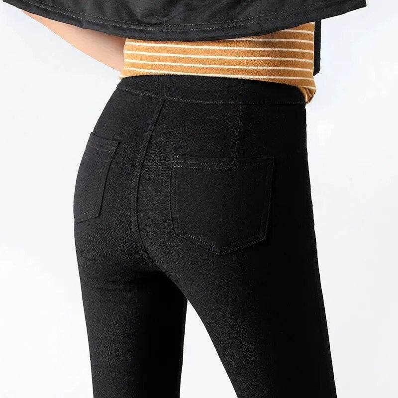 Women Summer Elastic Casual Stretch Skinny Leggings Slim Pencil Pants - Tamnz