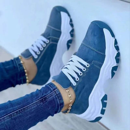 Sneakers Women Shoes New Pattern Canvas Shoe Casual Women Sport Shoes Flat Lace-Up Adult Zapatillas Mujer Chaussure Femme - Tamnz