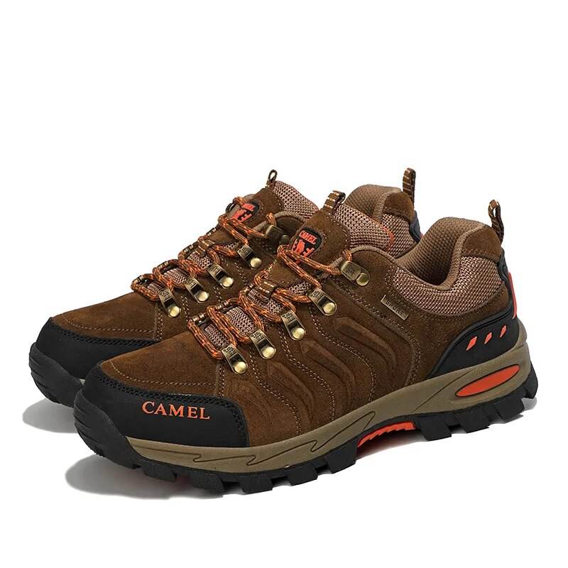 Men Hiking Mountain Climbing Shoes Trekking Sport Hunting Sneakers Lace-Up Non Slip - Tamnz