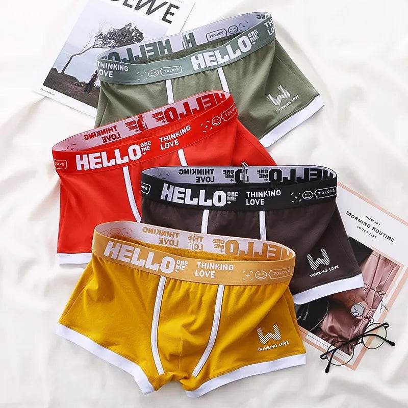 Men's Panties Cotton BoxerShorts Man Underwear Mens Boxers Sexy U Convex Male Underpants Plus Size cuecas calzoncillos - Tamnz