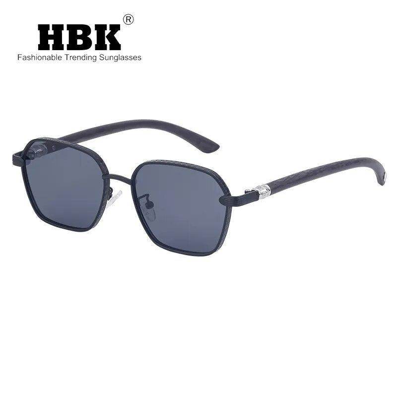 Vintage Square Sunglasses Metal Sunglasses Trendy Frame - Tamnz