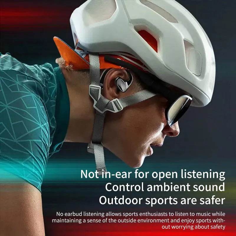 Wireless Earphones Xiaomi Mijia S900 Bluetooth Headphones Bone Conduction Sports 9D Hifi Stereo Earbuds Headset With Microphone - Tamnz