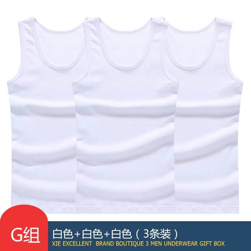 Tank Top Solid Muscle Vest Undershirts O-neck Gymclothing Tees Whorl Tops - Tamnz