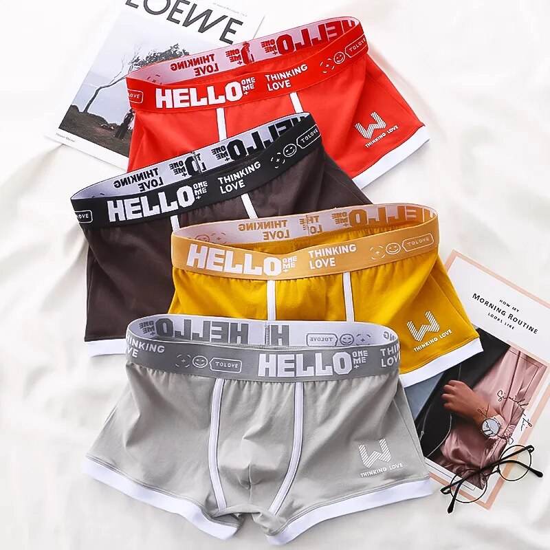 Men's Panties Cotton BoxerShorts Man Underwear Mens Boxers Sexy U Convex Male Underpants Plus Size cuecas calzoncillos - Tamnz