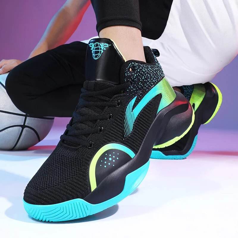 Men's Sneaker Shoes Non-Slip Training Basketball Shoe Breathable Gym Training Basketball Sneakers - Tamnz