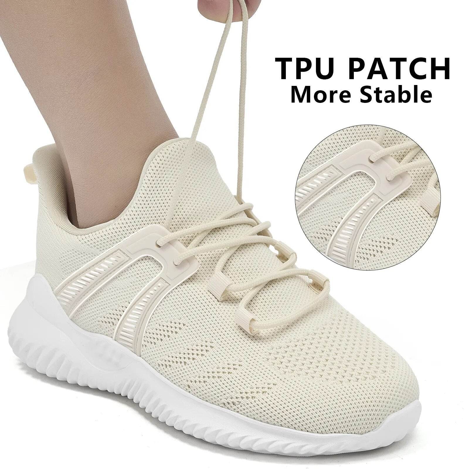 Womens Athletic Walking Shoes - Memory Foam Lightweight Tennis Sports Shoes Gym Jogging Slip On Running Sneakers - Tamnz