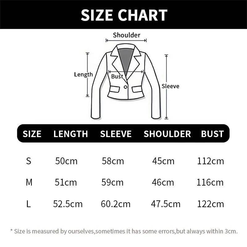 Women Fashion Bomber Jackets with Big Pockets Cropped Spring Amtumn Female Vintage Coat Long Sleeve Front Button Female Outerwea - Tamnz