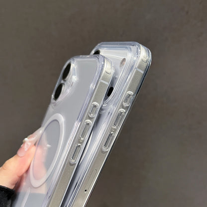 Shockproof Anti Yellow Crystal Acrylic Phone case For iPhone 17AIR 17 17 PRO 17 PRO MAX For Magsafe Strong Magnetic phone Case