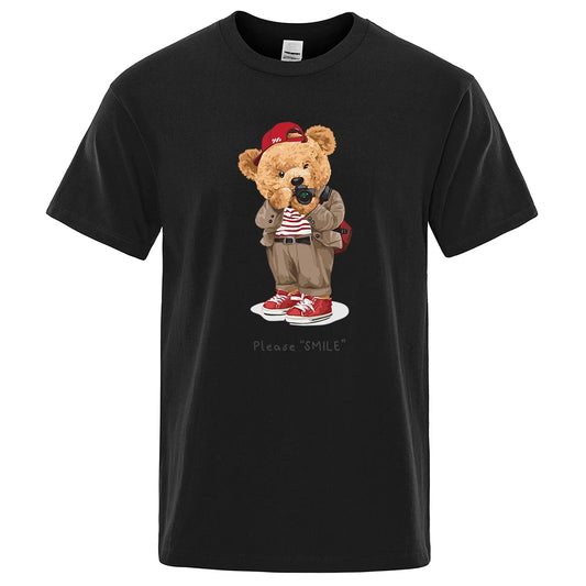  Ted Bear Photo Print T-Shirt