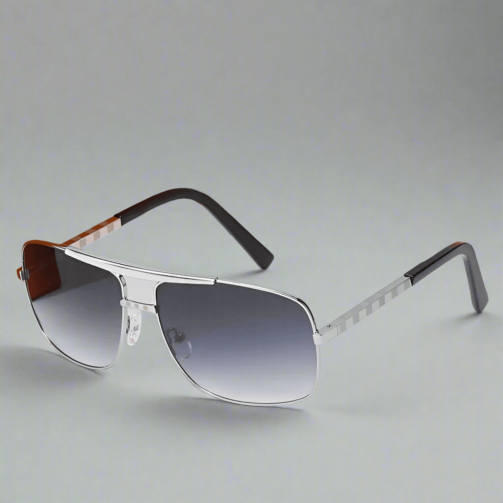 LV Cobra Tate Vintage Square Luxury Brand Designer Sunglasses Polarized UV400 Oculos De - Tamnz